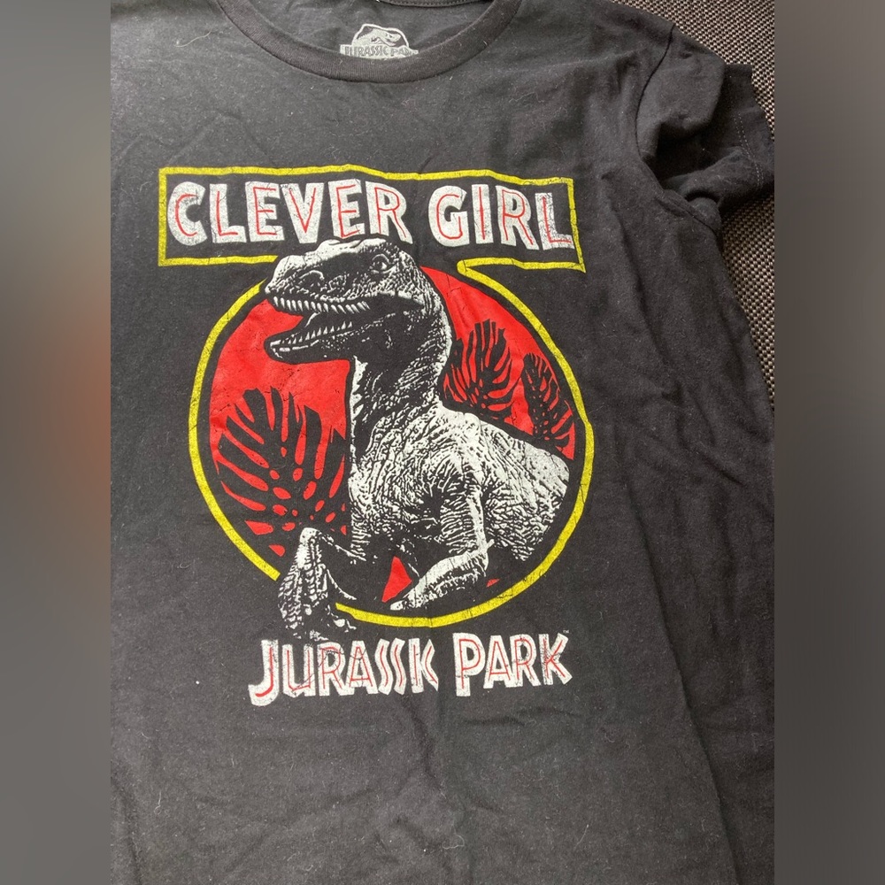 Vintage Jurassic park tee shirt super cute and rare please consider supporting!!